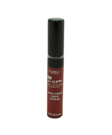 L'Oreal HIP Shine Struck Liquid Lipcolor Turbulent 360 .27 fl oz (8.2 ml)