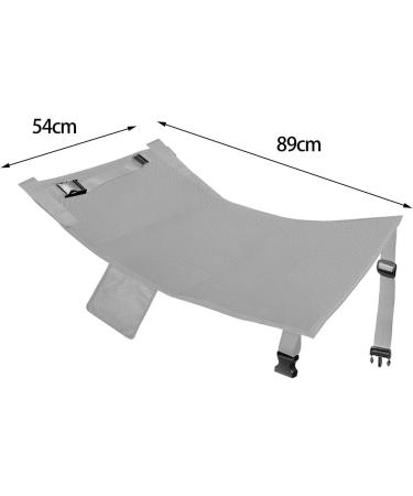 Magideal Compact Children's Aircraft Footrest & Travel Bed - Durable Seat Cover for Toddlers Fits Most Aircraft Seats - Gray 89cm x 54cm - Buy Online on GoSupps.com