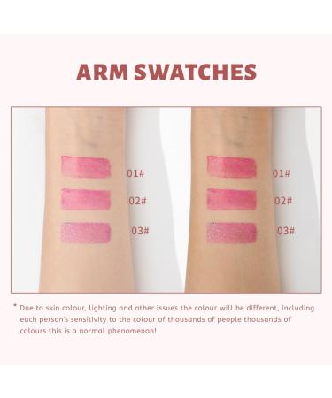 Buy 3 Colors Color Changing Lipstick Set | pH Reactive Moisturizing Glitter Lip Balm | Long Lasting Waterproof Matte Tinted Lipstick for All-Day Hydration - Buy Online on GoSupps.com