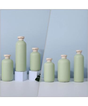 minkissy 3pcs Flip Cap Shampoo Bottles Empty Sub Package Squeeze Bottles Shower Gel Bottle Refillable Containers for Shampoo Lotions Cream Wash Conditioner Green 12.8x5.8cm - Buy Online on GoSupps.com