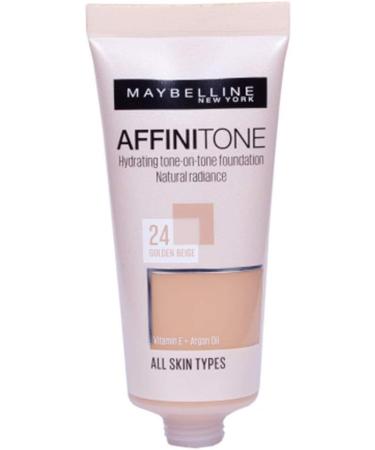 Maybelline Affinitone Unifying Foundation Cream 30ml - 24 Golden Beige - Buy Online on GoSupps.com