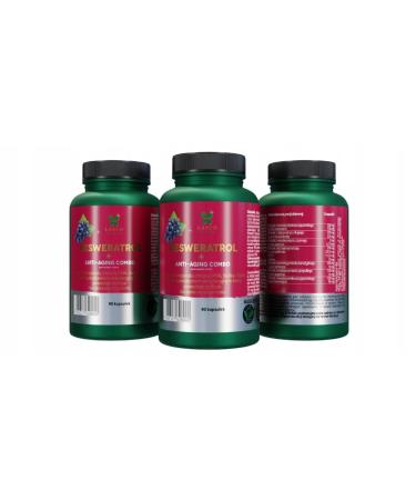 Dietary Supplement Lanco Nutritions Resveratrol + Anti-Aging Combo 90 Capsules