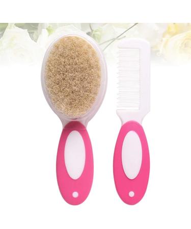 COHEALI Baby Hair Brush Set | Wooden Newborn Care Hairbrush & Comb | Soft Bristle Toddler Head Massager - Buy Online on GoSupps.com