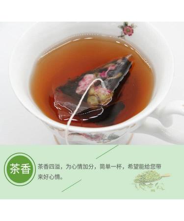 Th Rose Pu'er Th noir Pu-Erh de Chine Paquet de sachets de th Triangle 45g / 15 sachets - Buy Online on GoSupps.com