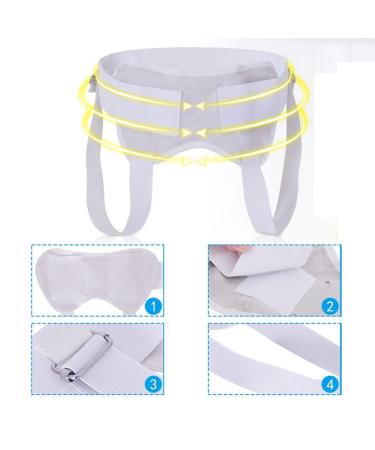 Abdominal Support for Women | Comfortable Waist Belt for Hernia Relief | Breathable & Long-Wearing Adult Hiatal Hernia Support - Buy Online on GoSupps.com
