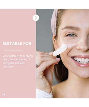 FRCOLOR 100pi ces Spatule pour Cr me Visage Cuill re Cosm tique pour Masques Faciaux Outil de Maquillage pour Soins de Peau Applicateur Pr cis pour Cr mes Contour des Yeux 5.5x1.5cm blanche - Buy Online on GoSupps.com