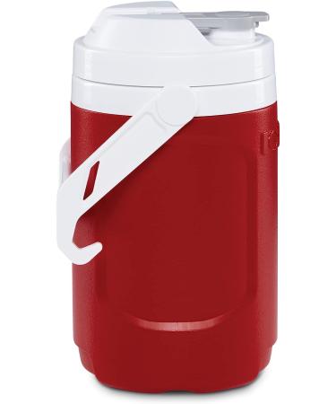 Igloo 1/2 Gallon Sport Jug with Hanging Hooks - Red/White - Buy Online on GoSupps.com