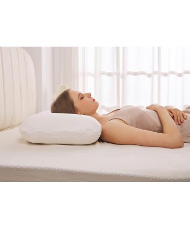 Qiafeiye Ergonomic Memory Foam Pillow 70x40x14cm - Neck Support Cushion for Side & Back Sleepers Washable Cover Ideal for Allergy Sufferers | International Shipping - Buy Online on GoSupps.com