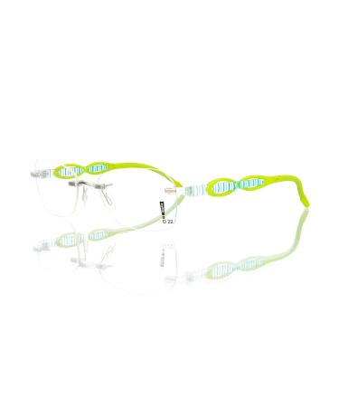 switch it set Combi 2353 interchangeable temples in the color transparent ellipse lime stripes turquoise-blue - Buy Online on GoSupps.com