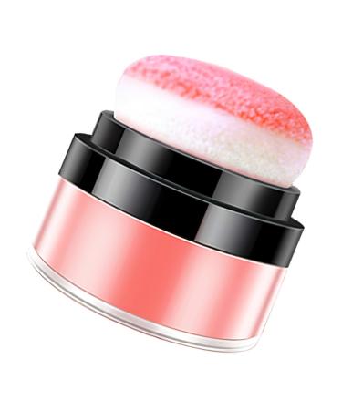 Healeved 2pcs Oil Control Cushion Blush Pink Makeup Loose Blush for Cheeks Natural Blush Matte Blush Plastic
