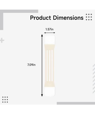 Machify Instant Neck Lift Tape With Patches 4 Pcs Face Lifting Tape Invisible Breathable Rubber Tightening 7.1 X 1.6 X 0.4 In / 18 X 4 X 1 Cm - Buy Online on GoSupps.com