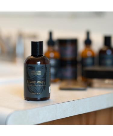 Beard Wash for Men - 4 fl oz Beard Shampoo & Conditioner | Nourishing Beard Soap for Ultimate Grooming - Buy Online on GoSupps.com