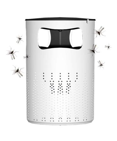 Electric Mosquito Killer Lamp Mosquito Trap Bug Zapper Flying Insect Trap for Indoor Mosquito Repellent Lamp Insect Fly Trap UV LED Light with USB Power for Indoor Home White
