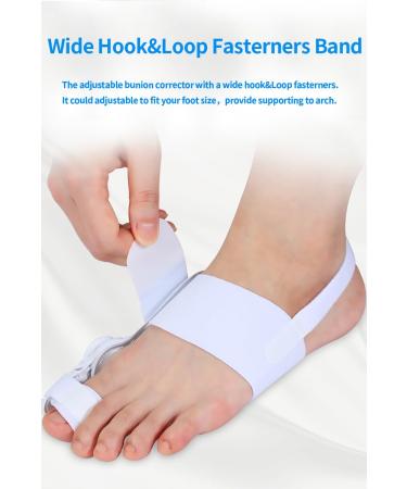 Buy Generic Bunion Corrector for Hallux Valgus - Adjustable Splint & Toe Straightener - Non-Slip Heel Strap - Day & Night Support - Buy Online on GoSupps.com