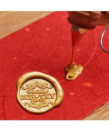 VARACL Hot Melt Glue Sealing Sticks 7x100mm 20PCS (Gold) - Ideal for Wedding Invitations, Cards, Envelopes & More - Buy Online on GoSupps.com