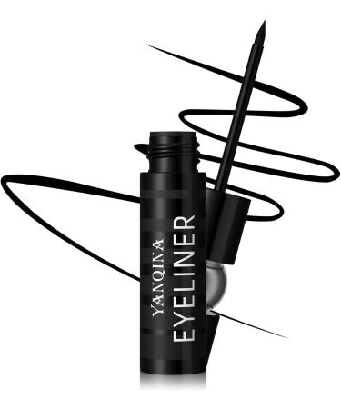 Black Eyeliner Matte Pigmented Eyeliner Liquid Liner - Long-Lasting Quick Drying Eyeliner Create Natural Bold Eye Makeup Easy to Riastvy - Buy Online on GoSupps.com