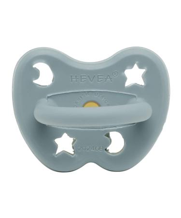 Hevea colored natural rubber pacifier with natural dyes plastic-free environmentally friendly BPA-free & for food contact (winter Sky 3-36 months jaw-friendly suction shape) - Buy Online on GoSupps.com