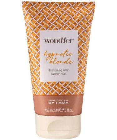 Professional By Fama Professional By Fama Wondher Hypnotic Blonde Brightening Mask 150ml. This product was developed to enhance the shine of light natural hair tones and to support the color of dyed hair. - Buy Online on GoSupps.com