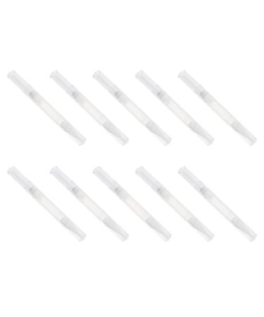 Fomiyes oil make-up accessories 10 pieces pins Transparent empty Lstift cosmetic eyelash growth liquid hose lip gloss container applicator nail accessories clear lip gloss