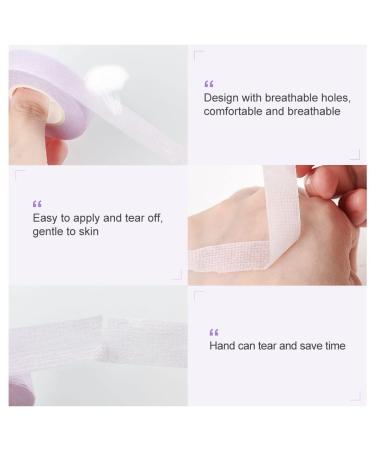 Buy Lunamoon 10 Rolls Eyelash Extension Tape - Purple Micropore Isolation Lash Tape for Perfect Extensions - Buy Online on GoSupps.com