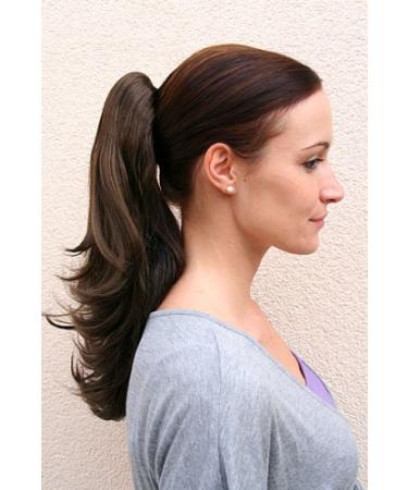 WIG ME UP T400-8 Voluminous Wavy Brunette Ponytail Hairpiece - International Shipping Available - Buy Online on GoSupps.com