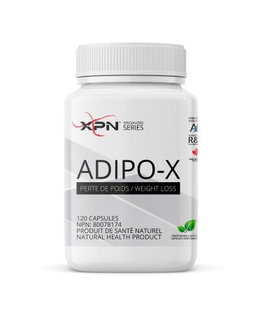 XPN | Adipo-X | Thermogenic formula | Men & Women | Appetite Control | 120 Vegan Capsules
