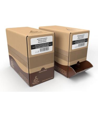 Sucre blanc en sachets individuals 1000 pieces 3g. Monodosis en film de protection 100% recyclable - Buy Online on GoSupps.com