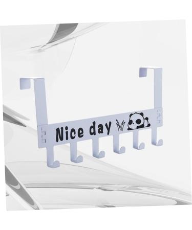 Cabilock Over Door Clothes Hanger Rack Hat Rack Coat Hook Racks Storage Rack Door Hook Door Frame Indoor medium White - Buy Online on GoSupps.com