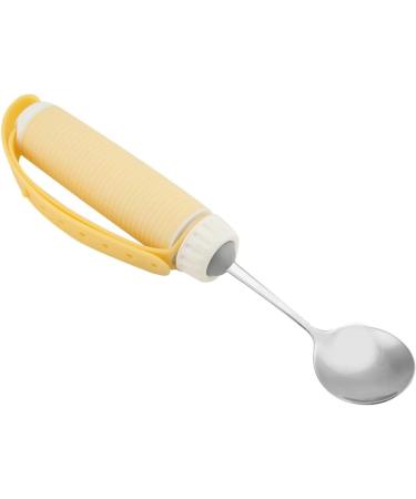 Eating Aids Spoon Detachable Dining Utensils Rotating Stainless Steel Holders with Auxiliary Belt for Elderly Disabled - Buy Online on GoSupps.com