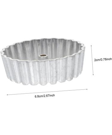 PRETYZOOM Oil Pier Mold Non Stick Fry Pan Griddle Kitchen Frying Moulds Dough Fried Mold Stamp Shrimp Cakes 6.8X6.8X2CM Silver - Buy Online on GoSupps.com