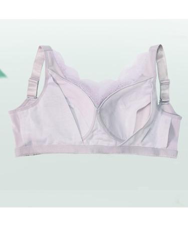 XWSM Post-Surgical Mastectomy Bra for Women | Cotton Wireless Bralette with Prosthesis Bags | XXL/XXXXL Blue - Buy Online on GoSupps.com
