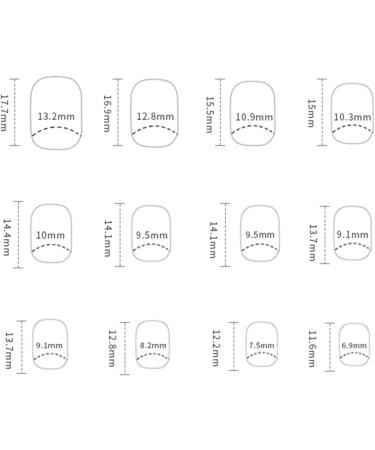 Square Short Fake Nail Full Cover with Glue Detachable Cool Black with Silver Heart Press on Nails 24 Pieces Finger Nail Art Tips for Nail Salons and Women DIY Nail Art - Buy Online on GoSupps.com