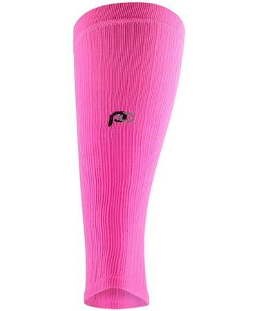PRO Compression Calf Sleeve for Pain Relief | Running, Cycling, Nurses | Small/Medium Neon Pink - Buy Online on GoSupps.com