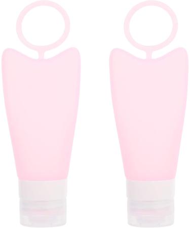 EXCEART 1 Set 2 Silica Gel Bottle Cream Container Lotion Holders Squeeze Tube Liquid Containers Diffuser Empty Cream Tubes Silicone Storage Containers Travel Pink Shampoo Pop - Buy Online on GoSupps.com