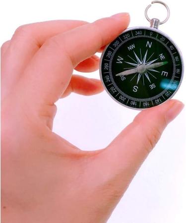 JZK 5x44mm Small Aluminum Alloy Compass - Ideal for Key Rings & Kids' Birthday Party Gifts - International Shipping - Buy Online on GoSupps.com