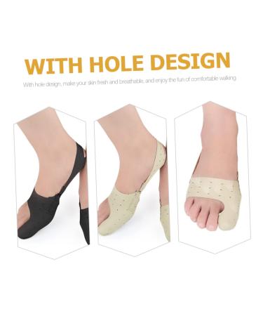 2pcs Healeved Leather Hallux Valgus Brace Set - Men and Women Toe Straightener Sleeves - Assorted Colors - 18.5X8.6X0.1CM - Buy Online on GoSupps.com