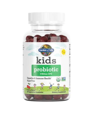 Garden of Life Kids Probiotic Cherry 3 Billion CFU 30 Vegetarian Gummies