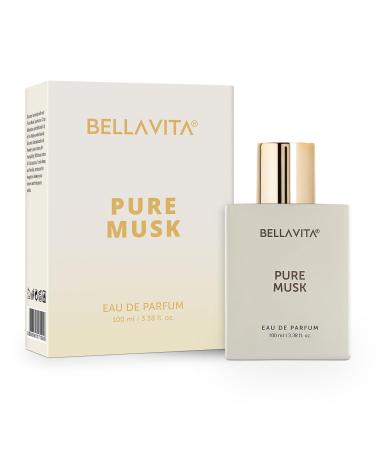 Bella's vita Pure Musk Eau De Parfum Perfume with Lily of the Valley Sandalwood and Tonka|Premium Long Lasting Woody Floral Fragrance for Men & Women 100 ML - Buy Online on GoSupps.com