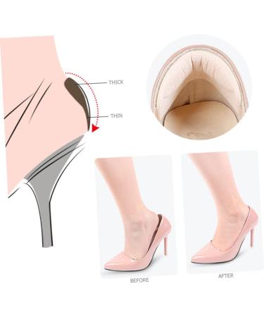 FOMIYES 16 Pairs High Heel Stickers & Cushions | Comfortable Heel Pads & Grips for Women - Invisible Suede Half Size Protector - Buy Online on GoSupps.com