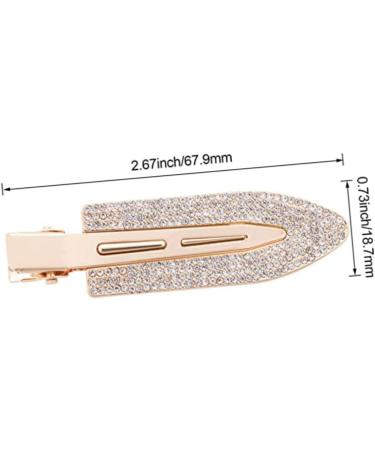 minkissy Crystal metal diamond hair clip Rhinestones Hair Accessories large hair clips hair barrettes for women rhinestone hair clip crystal hair clip rhinestone clip alloy Miss Hair - Buy Online on GoSupps.com