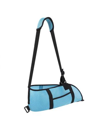 HURRISE Arm Wrist Fracture Sling Kids Arm Sling Belt Adjustable Upper Arm Wrist Band Harness Elbow Mesh Fracture Protector Shoulder Immobilizer for Boys Girls Blue