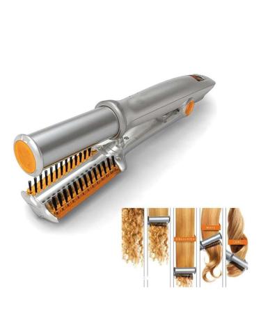 Curling and straightening 2 in 1 Hairdresser Electric Curling Iron Splint Dry and Wet Styling Tool