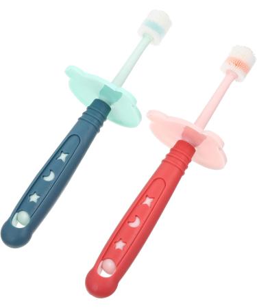 Gatuida 10 Pcs Baby Toothbrush Set - Silica Gel Oral Care for Kids | Assorted Colors | Safe & Gentle Toothbrushes - Buy Online on GoSupps.com