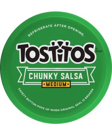 Tostitos Medium Chunky Salsa - 15.5 oz Jar | Authentic Mexican Flavor - Buy Online on GoSupps.com