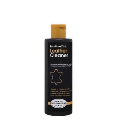 Furniture Clinic Leather Cleaner | Leather Cleaning for Car Interiors & Seats, Leather Furniture, Couches, Shoes, Boots, Bags | Removes Dirt & Grime, 8.5oz 250ml