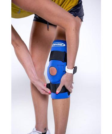 Buy Nevin Sports Med Knee Brace - Black Medium for Superior Support | International Shipping Available - Buy Online on GoSupps.com