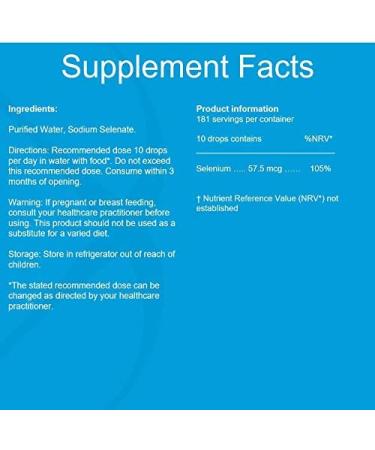 Ionic Selenium Supplement 100ml | Sodium Selenate Formula | Easy-to-Consume Liquid with Active Ingredients - Buy Online on GoSupps.com
