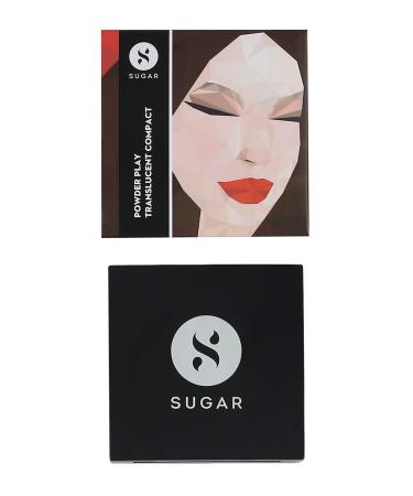 SUGAR Cosmetics Powder Play Translucent Compact - Long-Lasting Oil-Controlling Makeup for All Skin Types - Shop Internationally - Buy Online on GoSupps.com