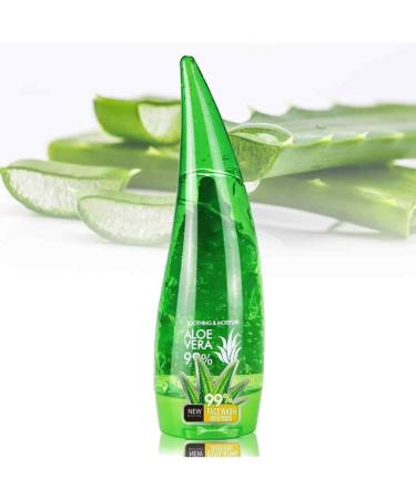 Mr. Gadget's Solutions 99% Aloe Vera Gel Hydrating Moisturizing Soothing Glowing Skin For Both Men and Women-120ML - Buy Online on GoSupps.com