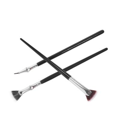 1 Set Fan Mascara Brush Eye Lashes Eye Brow Brush Lash Brush Lash Wand Brush Angled Fan Shaped Eyelash Lash Painting Tool Eyelash Mascara Wand Brush for Lashes HONMEET